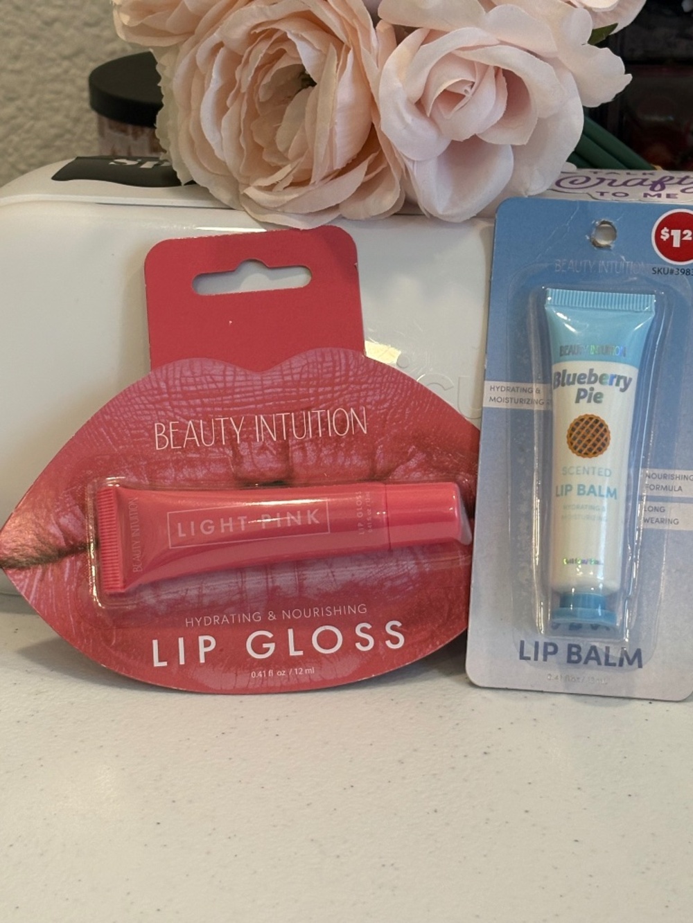 Beauty Intuition Lip Gloss and Lip Balm Set